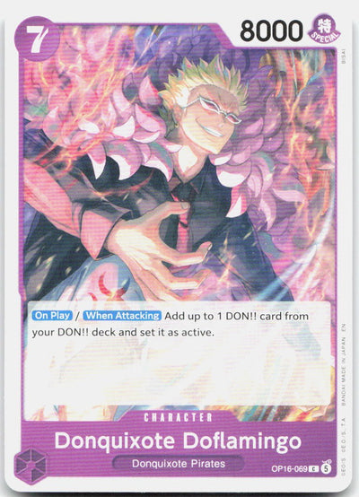 Donquixote Doflamingo (069) C The Time of Battle OP16-069 NM