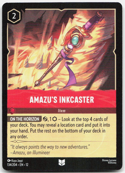 Amazu's Inkcaster Uncommon Wilds Unknown 134/204 NM