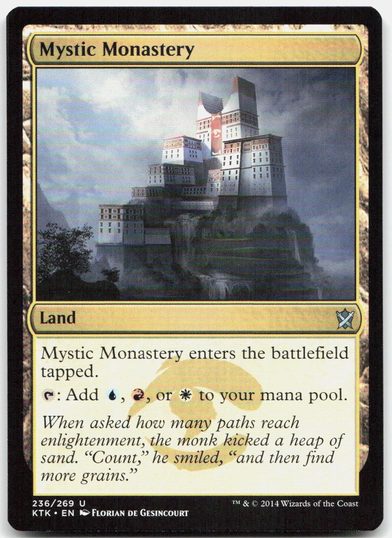Mystic Monastery 236 Uncommon Khans of Tarkir Magic: The Gathering Near Mint