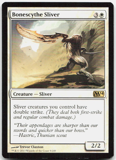 Bonescythe Sliver R Magic 2014 (M14) 9 NM