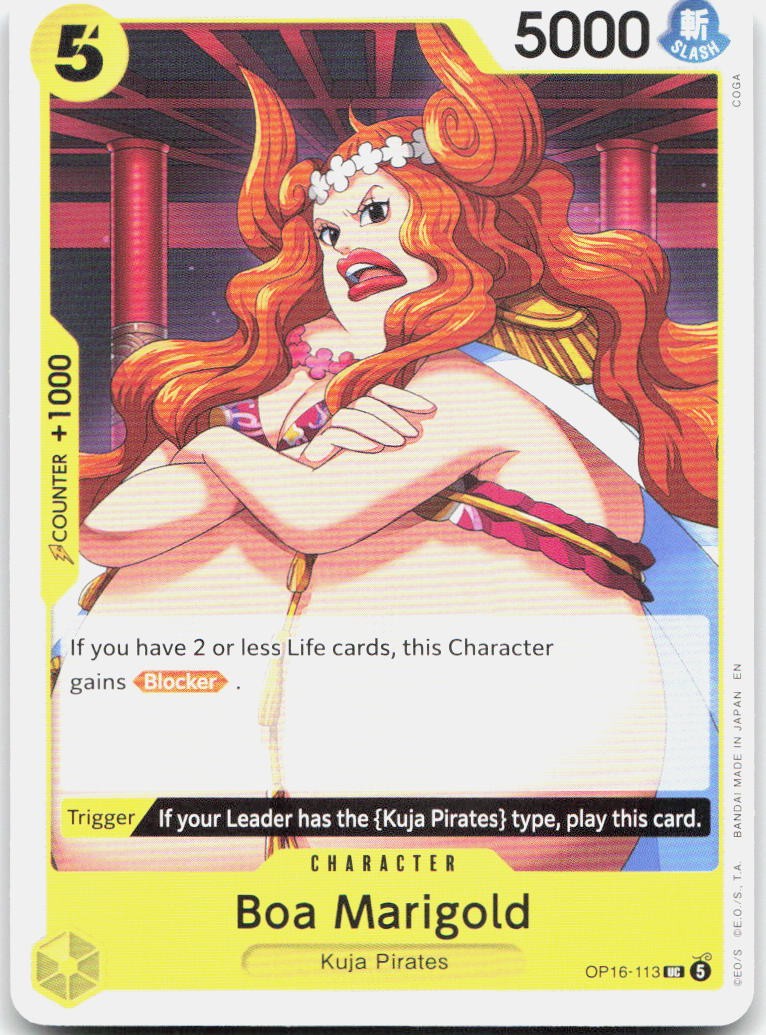 Boa Marigold UC The Time of Battle OP16-113 NM