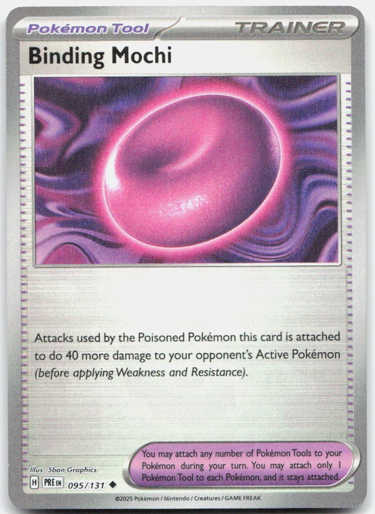 Binding Mochi Poke Ball Pattern Holo Uncommon SV: Prismatic Evolutions 095/131NM