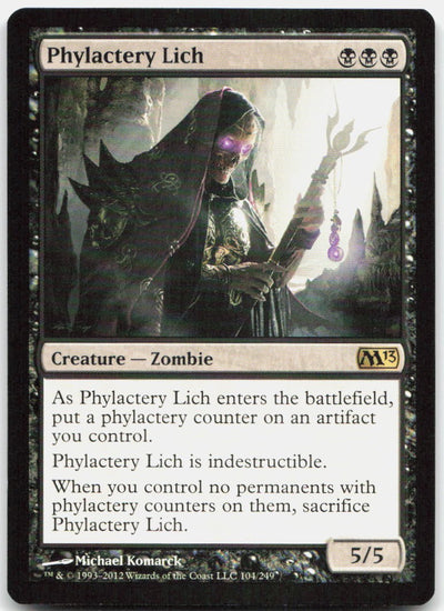 Phylactery Lich R Magic 2013 (M13) 104 NM