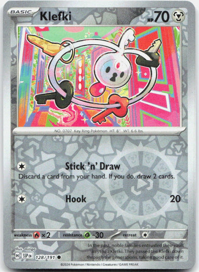 Klefki Reverse Holo Common SV08: Surging Sparks 128/191 NM
