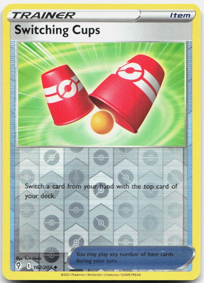 Switching Cups Reverse Holo Uncommon SWSH07: Evolving Skies 162/203 NM