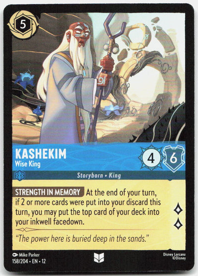 Kashekim - Wise King Uncommon Wilds Unknown 158/204 NM
