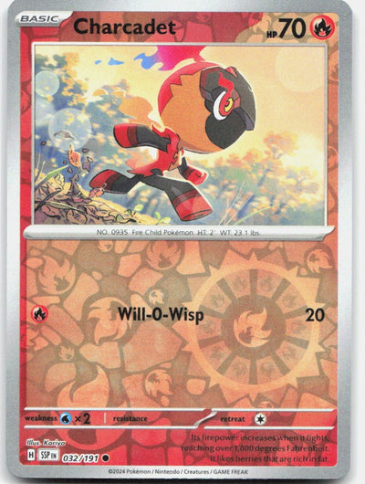 Charcadet Reverse Holo Common SV08: Surging Sparks 032/191 NM