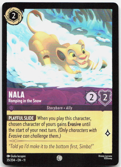 Nala - Romping in the Snow Common Winterspell 35/204 NM