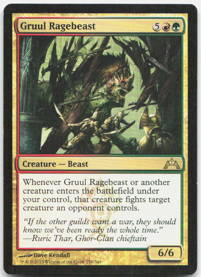 Gruul Ragebeast R Gatecrash 170 NM