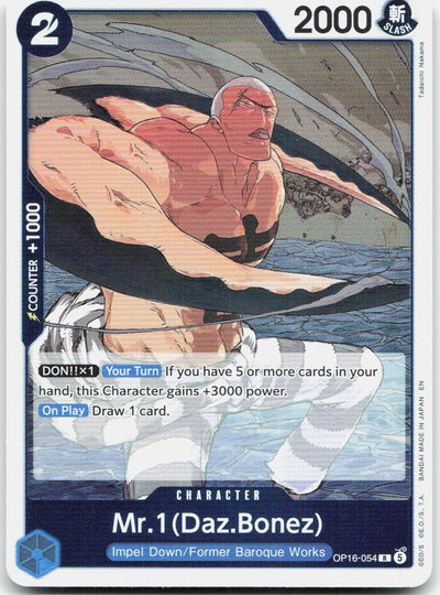 Mr.1(Daz.Bonez) Foil R The Time of Battle OP16-054 NM