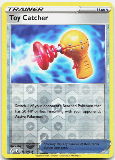 Toy Catcher Reverse Holo Uncommon SWSH07: Evolving Skies 163/203 NM