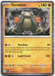 Terrakion 054/086 Holo Rare White Flare Pokemon Near Mint