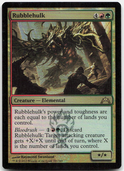 Rubblehulk 191 Rare Gatecrash Magic: The Gathering Foil Lightly Played