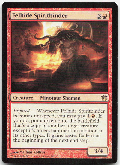 Felhide Spiritbinder R Born of the Gods 96 NM