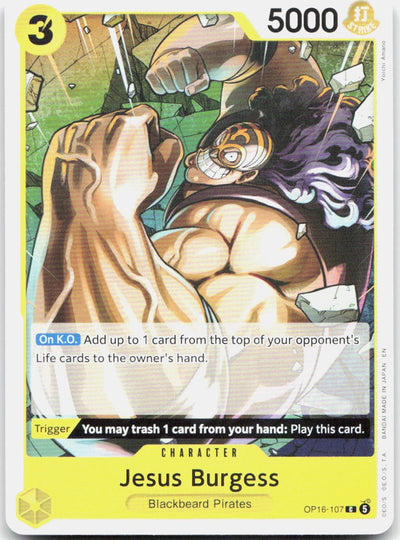 Jesus Burgess C The Time of Battle OP16-107 NM