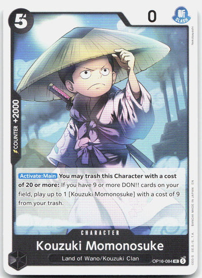 Kouzuki Momonosuke (084) UC The Time of Battle OP16-084 NM