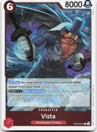 Vista Foil R The Time of Battle OP16-011 NM