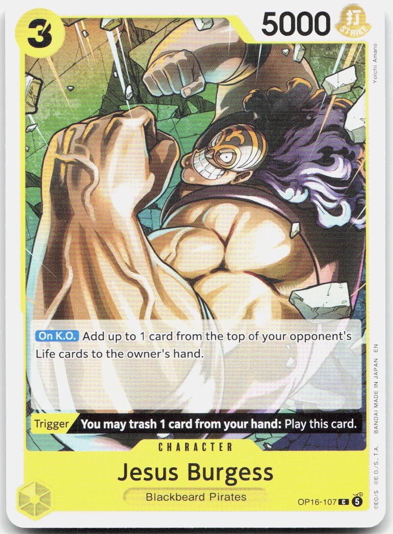 Jesus Burgess C The Time of Battle OP16-107 NM