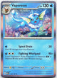 Vaporeon 134/165 Rare 151 Pokemon Holo Near Mint
