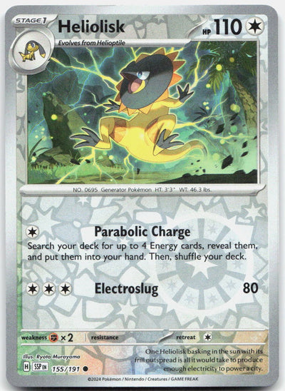Heliolisk Reverse Holo Common SV08: Surging Sparks 155/191 NM