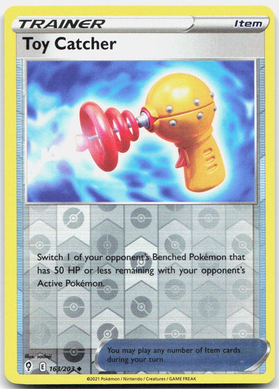 Toy Catcher Reverse Holo Uncommon SWSH07: Evolving Skies 163/203 NM