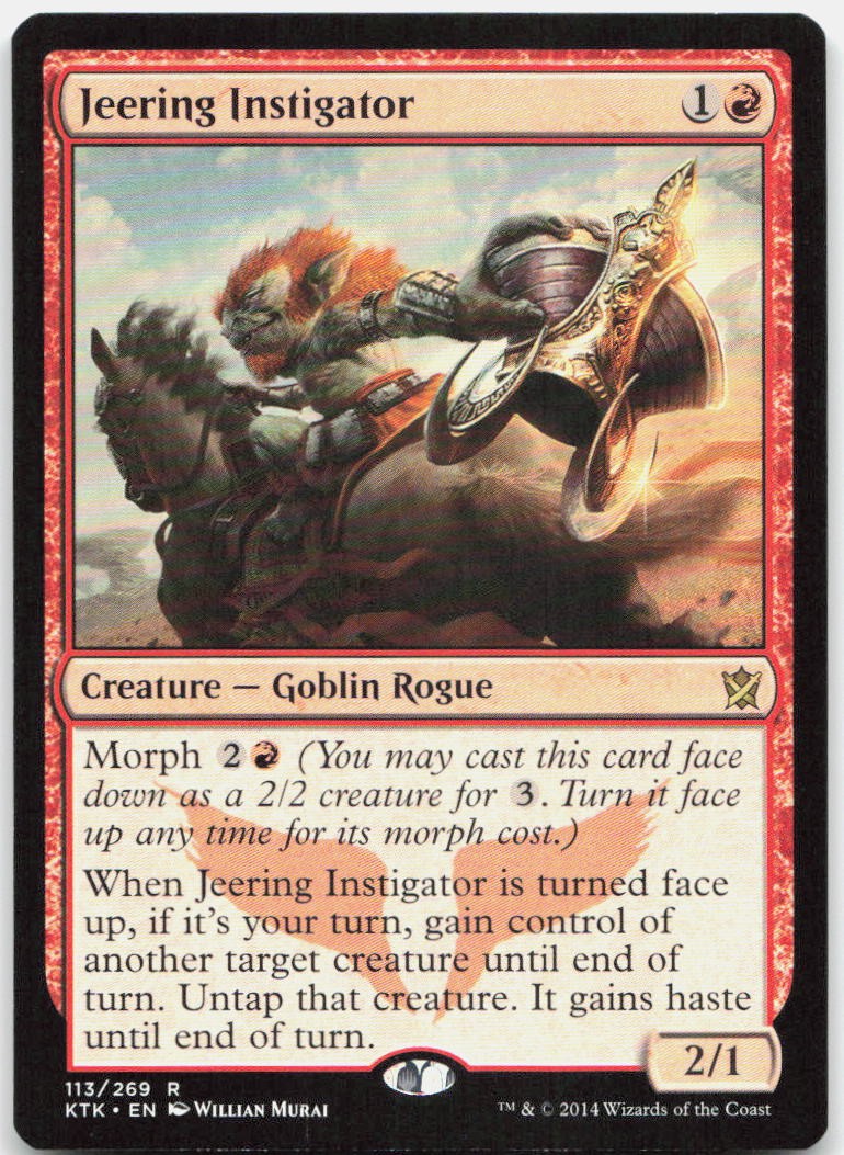 Jeering Instigator R Khans of Tarkir 113 NM