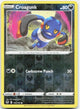 Croagunk 109/195 Common Silver Tempest Pokemon Reverse Holo Near Mint