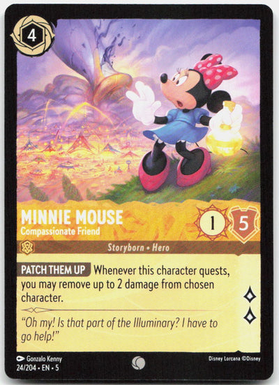 Minnie Mouse - Compassionate Friend Common Shimmering Skies 24/204 NM