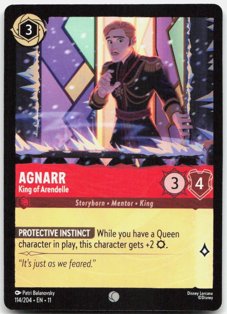 Agnarr - King of Arendelle Common Winterspell 114/204 NM