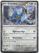 Cobalion 066/086 Holo Rare Black Bolt Pokemon Near Mint