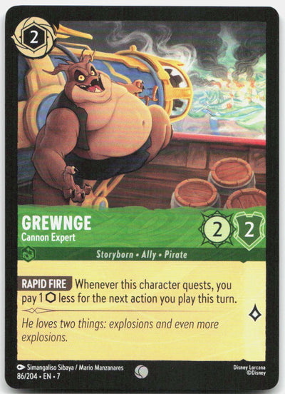 Grewnge - Cannon Expert Common Archazia's Island 86/204 NM