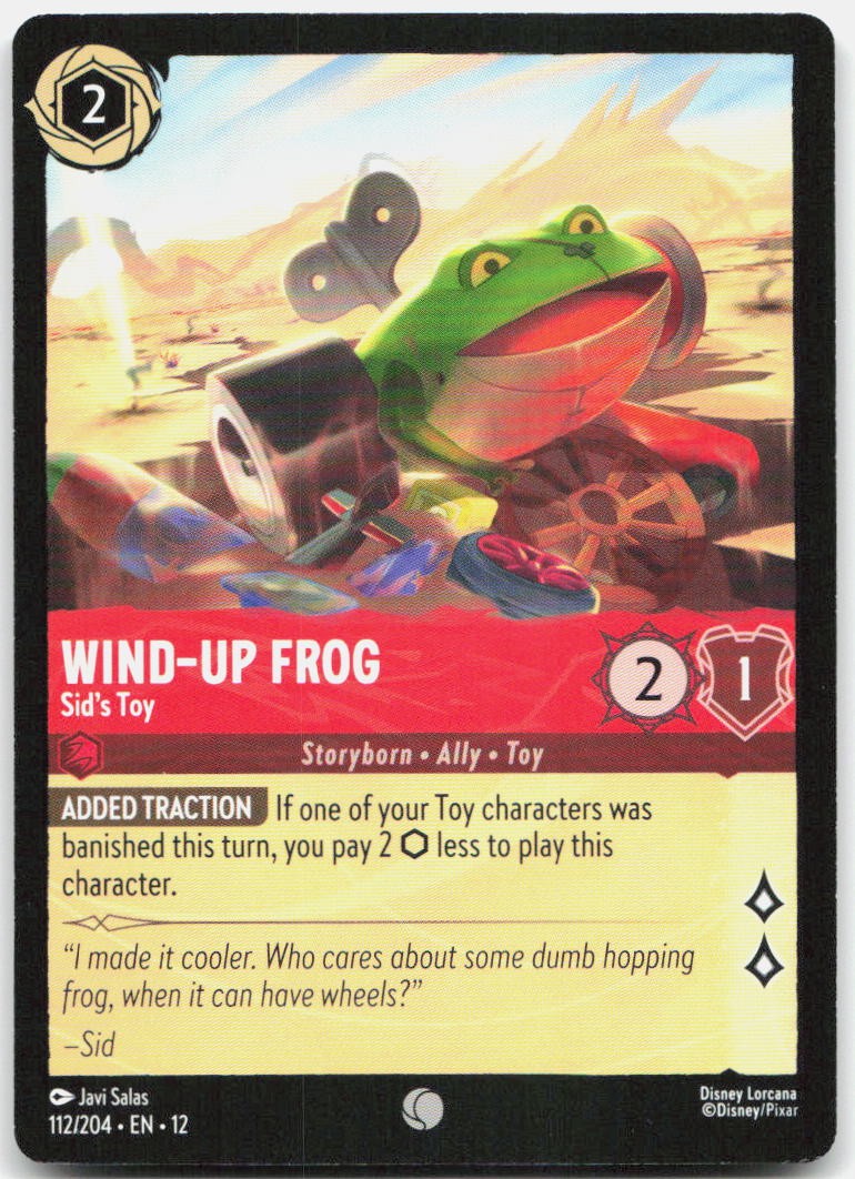 Wind-Up Frog - Sid's Toy Common Wilds Unknown 112/204 NM