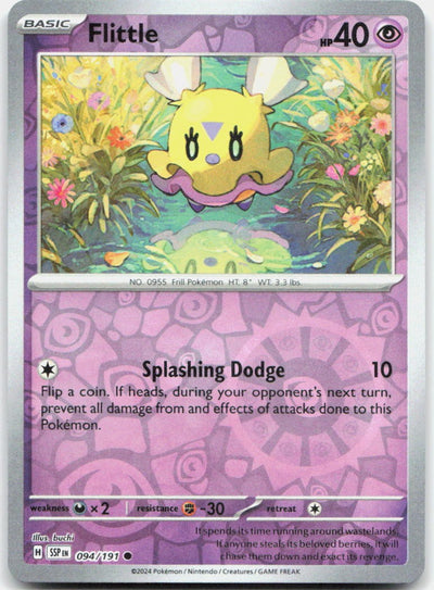 Flittle Reverse Holo Common SV08: Surging Sparks 094/191 NM