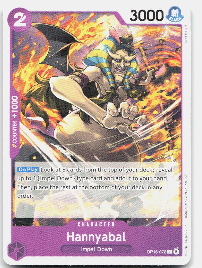 Hannyabal C The Time of Battle OP16-072 NM