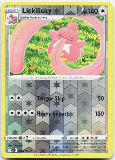 Lickilicky Reverse Holo Uncommon SWSH11: Lost Origin 139/196 NM