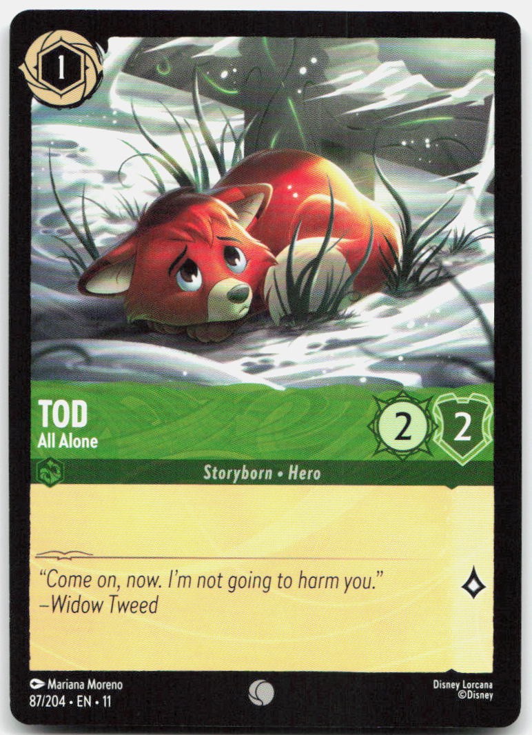 Tod - All Alone Common Winterspell 87/204 NM