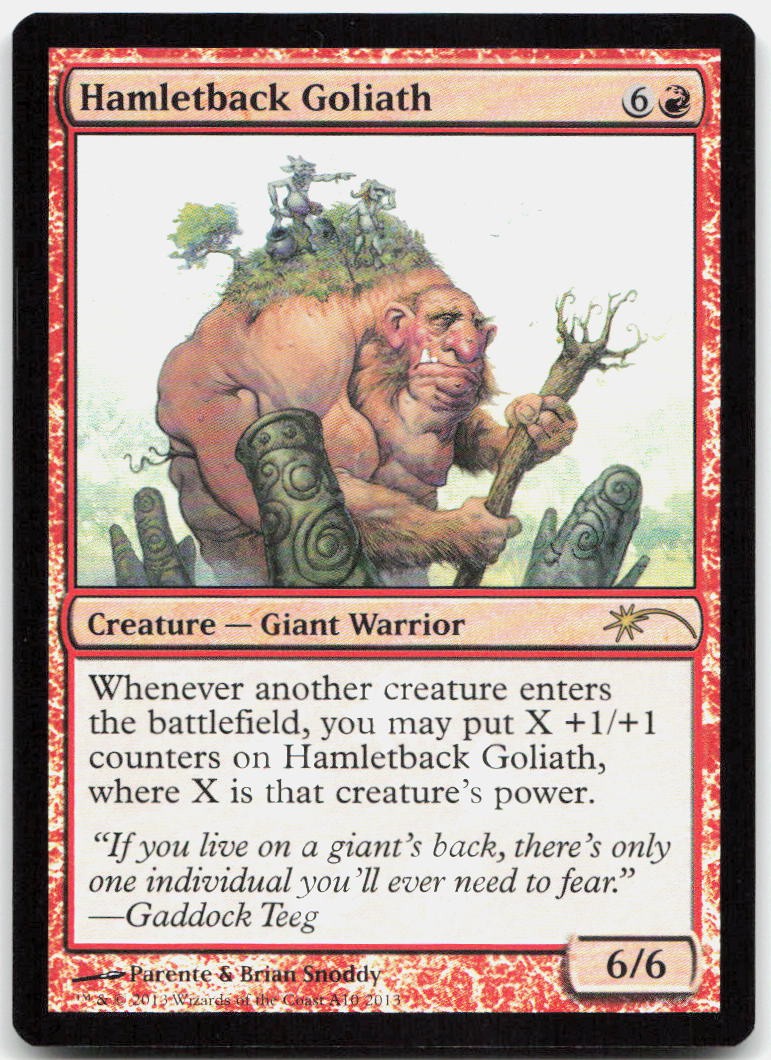 Hamletback Goliath A10 Promo Media Promos Magic: The Gathering Foil Near Mint