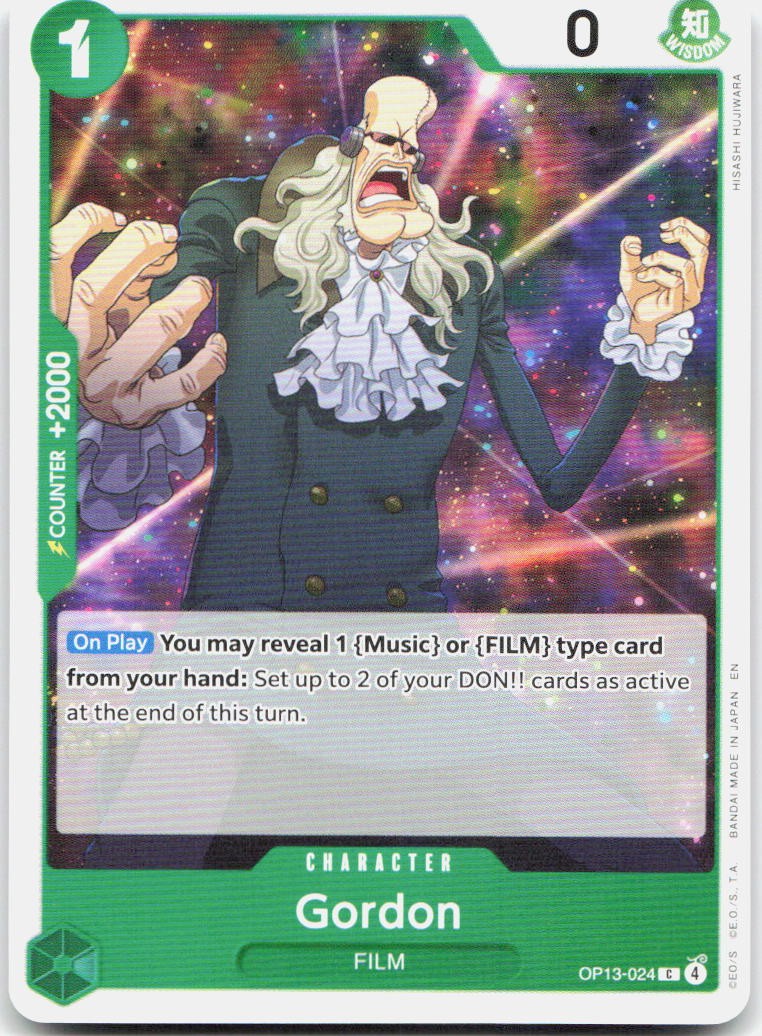 Gordon C Carrying On His Will OP13-024 NM