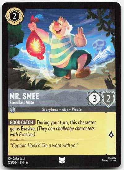 Mr. Smee - Steadfast Mate Uncommon Azurite Sea 175/204 NM