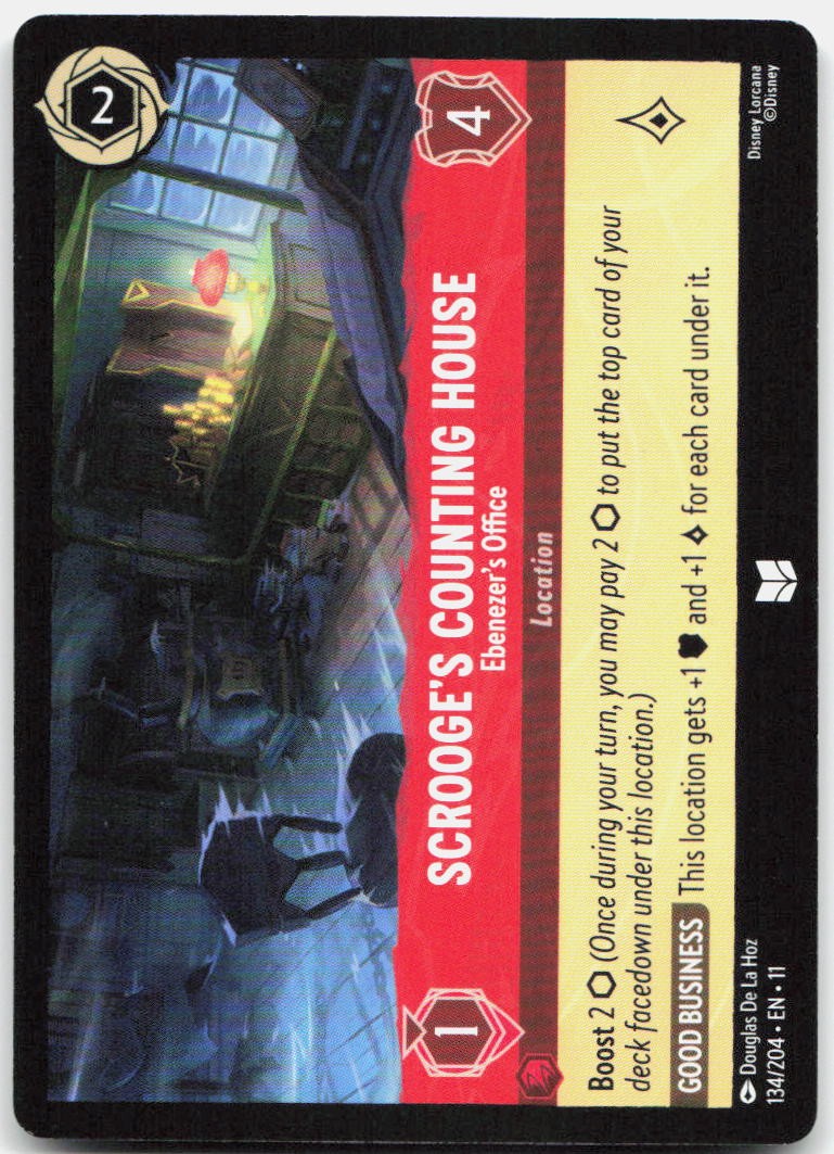 Scrooge's Counting House - Ebenezer's Office Uncommon Winterspell 134/204 NM