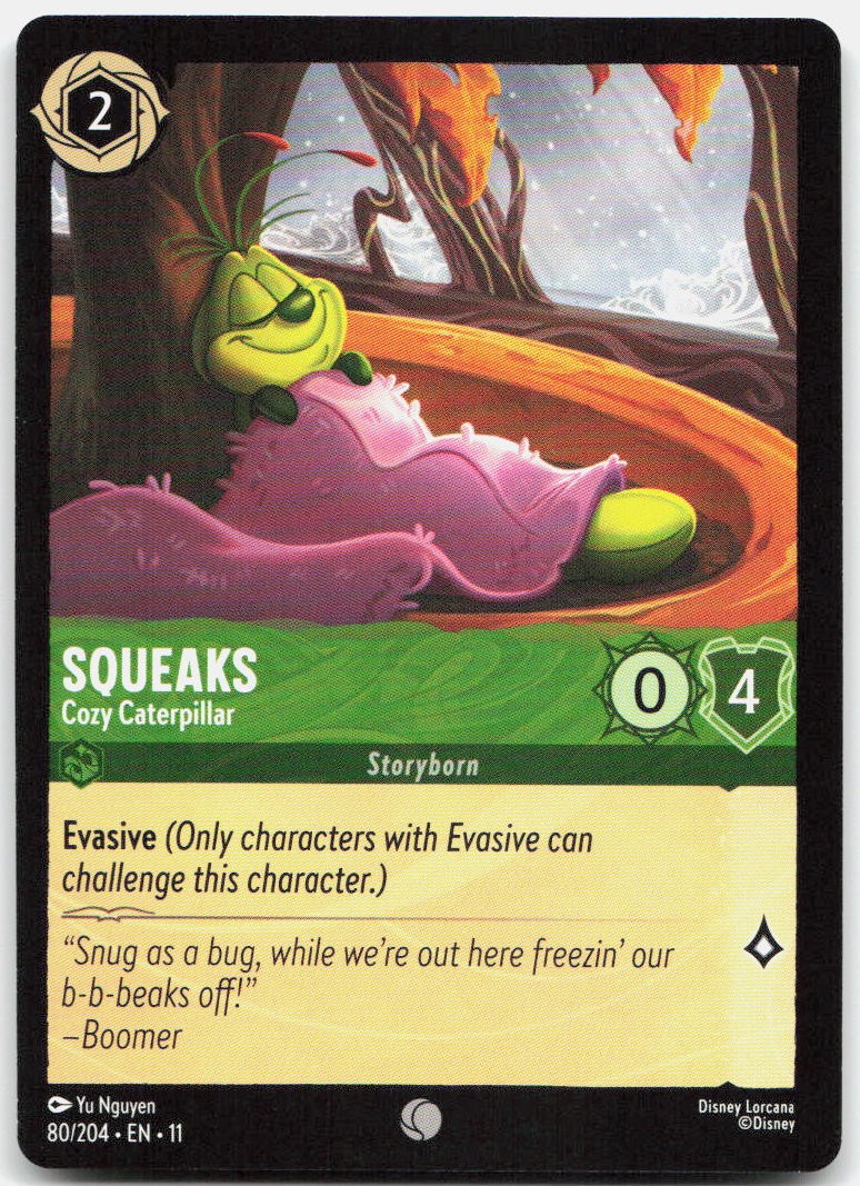 Squeaks - Cozy Caterpillar Common Winterspell 80/204 NM