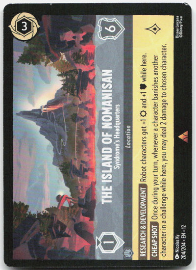 The Island of Nomanisan - Syndrome's Headquarters Rare Wilds Unknown 204/204 NM
