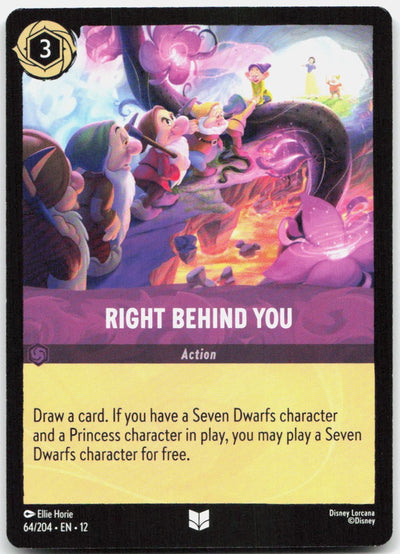 Right Behind You Uncommon Wilds Unknown 64/204 NM