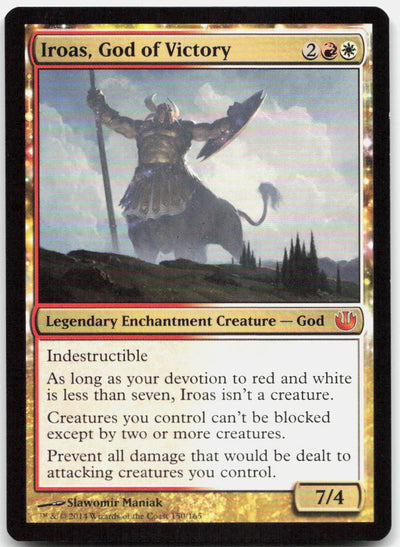 Iroas, God of Victory 150 Mythic Journey Into Nyx Magic: The Gathering Near Mint