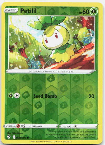 Petilil Reverse Holo Common SWSH07: Evolving Skies 009/203 NM