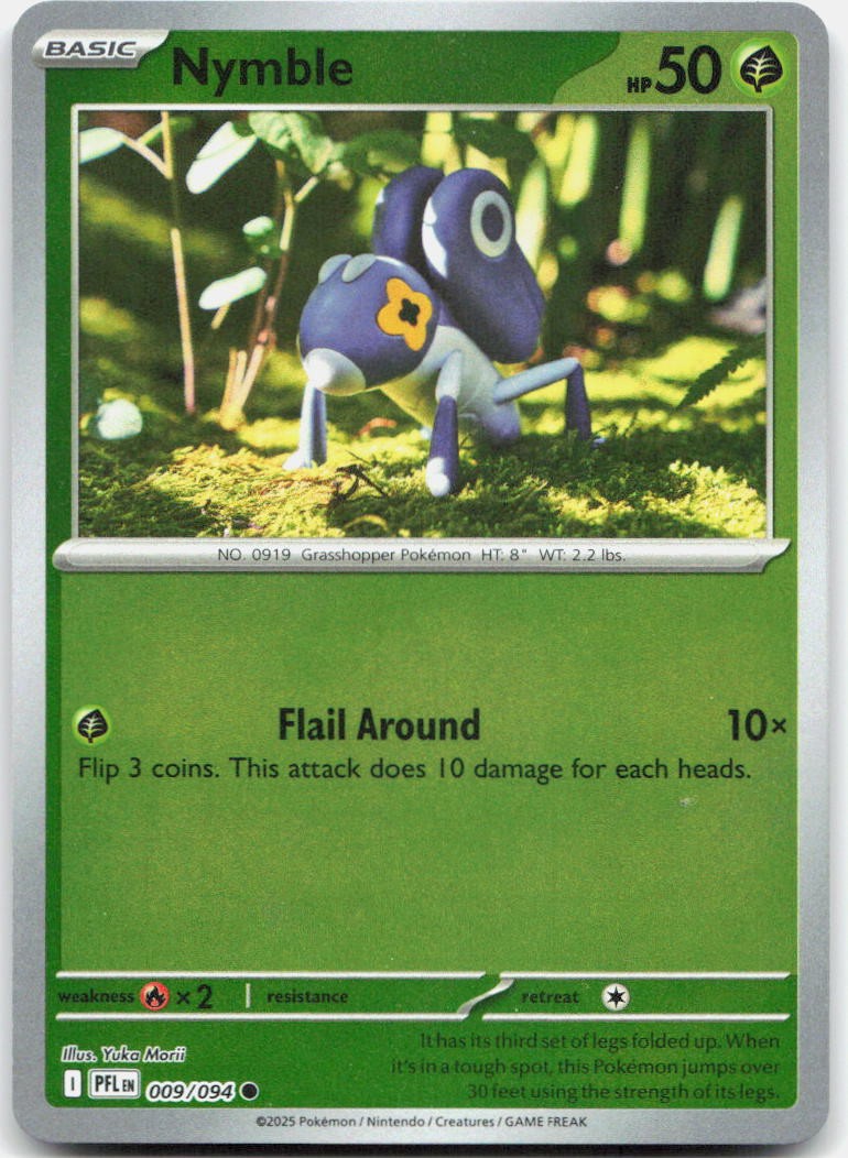 Nymble Reverse Holo Common SV07: Stellar Crown 015/142 NM