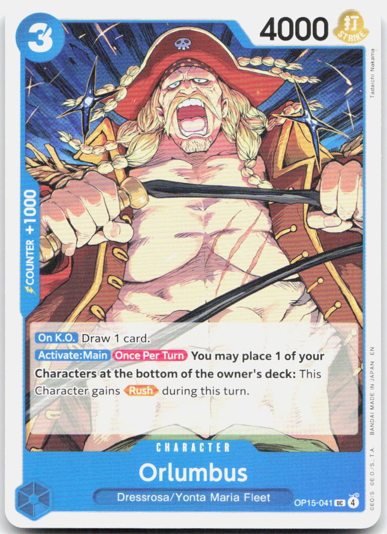 Orlumbus UC Adventure on Kami's Island Release Event Cards OP15-041 NM