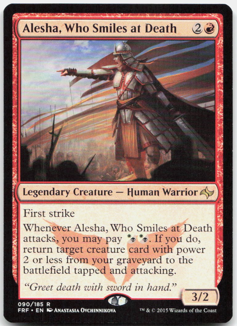 Alesha, Who Smiles at Death R Fate Reforged 90 NM