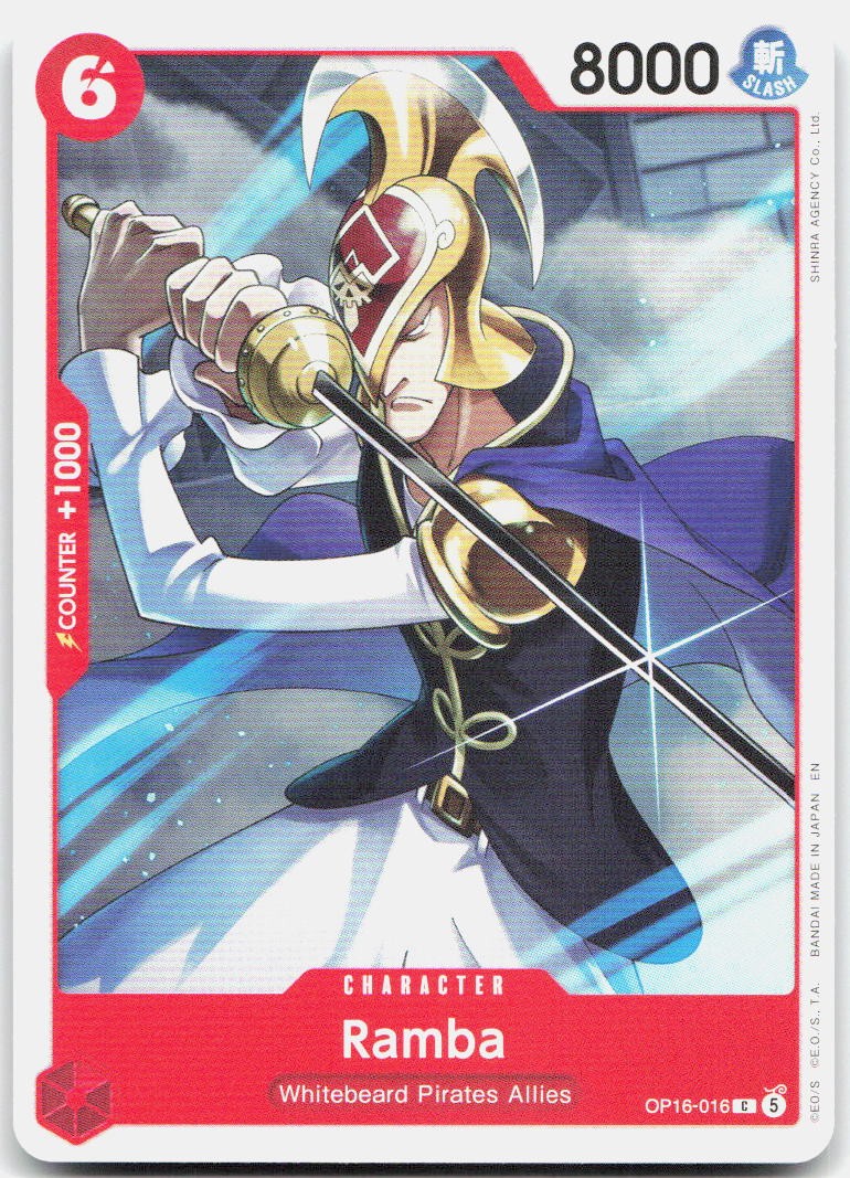Ramba C The Time of Battle OP16-016 NM