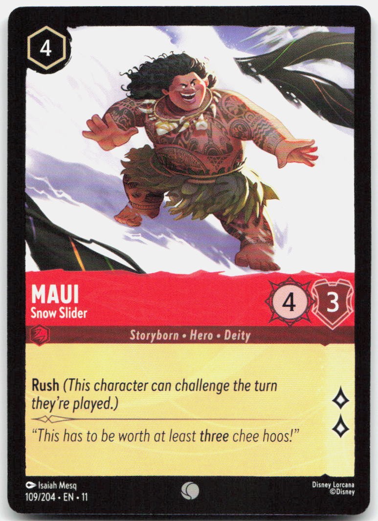 Maui - Snow Slider Common Winterspell 109/204 NM